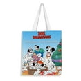 thumbnail image 1 of 101 Dalmatians Bolso de tela con estampado de lienzo para mujer, bolsa de compras reutilizable y estética, con cremallera interior, regalo para mujer,40*40cm., 1 of 6