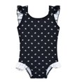 thumbnail image 1 of 2023 miércoles Addams traje de baño niños dos piezas miércoles traje de baño para niñas bebés verano niños trajes de baño 2-10 años 10-12T (Tag160) Gao Jinjia LED, 1 of 2