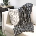 thumbnail image 4 of Faux Mink Fur Reversible Throw Blanket, 4 of 23