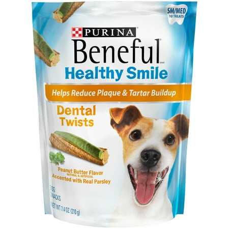Purina Beneful sourire sain dentaire Gâteries pour chiens adultes de petite / moyenne Torsades 7,4 onces. Poche