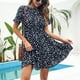 thumbnail image 4 of Vestido De Mujer Vestido de mujer de lunares Vestidos de playa de verano suave para fiesta de vacaciones (Negro M) Ygjytge para Mujer Negro T XL, 4 of 7