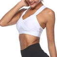 thumbnail image 4 of Yuyuzo Sports Bras for Women High Support Seamless Wireless Racerback Running Comfy Active Crop Tank Tops, 4 of 7