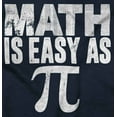 thumbnail image 2 of Math Is Easy As Funny Teacher Nerdy Crewneck T Shirts Boy Girl Teen Brisco Brands L, 2 of 6