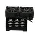 thumbnail image 5 of Ventilador De Enfriamiento De Motor Sin Escobillas, Temperatura De Control De 27000 RPM 8.4V Disipador De Calor De Motor De Ventilador Dual Instalación Conveniente Para Automóvil Cergrey Negro, 5 of 8