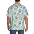 thumbnail image 3 of Kdxio Men's Hawaiian Shirt for Men Short Sleeve Shirt Frog In Mermaid Summer Casual Holiday Beach Button Down T-Shirts, 3 of 5