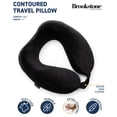 thumbnail image 3 of Brookstone Ultra Form Memory Foam Contoured Neck & Head Support Travel Pillow, 3 of 7