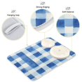 thumbnail image 4 of Yayeee Dish Drying Mat for Kitchen Counter Ultra Absorbent Easy Clean Pad 24x18", Blue Plain, 4 of 7