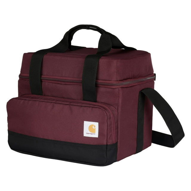 Cooler Carhartt con aislamiento de dos compartimentos, 32 x 28 x 28 cm, 18 latas