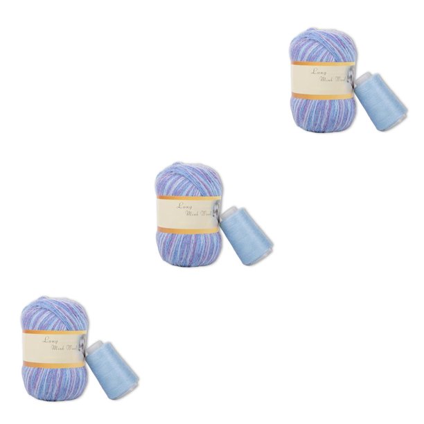 Injueey Soft Knitting Lightweight Yarn Winter Crocheting Weaving Thread Supplies Lightweight Beginners Sweaters Handicraft Sofa Type1 NO1