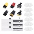 thumbnail image 1 of Accesorios para Limpiador A Vapor para Easyfix SC2 SC3 SC4 SC5, Set de Paño de Microfibra y Cepillos Redondos para Boquillas de Suelo, 1 of 1