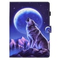 thumbnail image 4 of Allytech iPad Pro 11 Case 2021/2020/2018, Slim Fit Flip Multi Angle Stand Smart Cover Auto Sleep Wake Shockproof Protection Anti-scratch Case for Apple iPad Pro 11 1st 2nd 3rd Gen - Wolf, 4 of 7