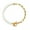 Gold, variant on European And American Fashion Stainless Steel Return Chain OT Buckle Stitching Bracelet