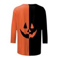 thumbnail image 5 of Godom Womens 3/4 Sleeve Shirts 2025 Fall Tunic Tops Crewneck Blouses Halloween Print, 5 of 6