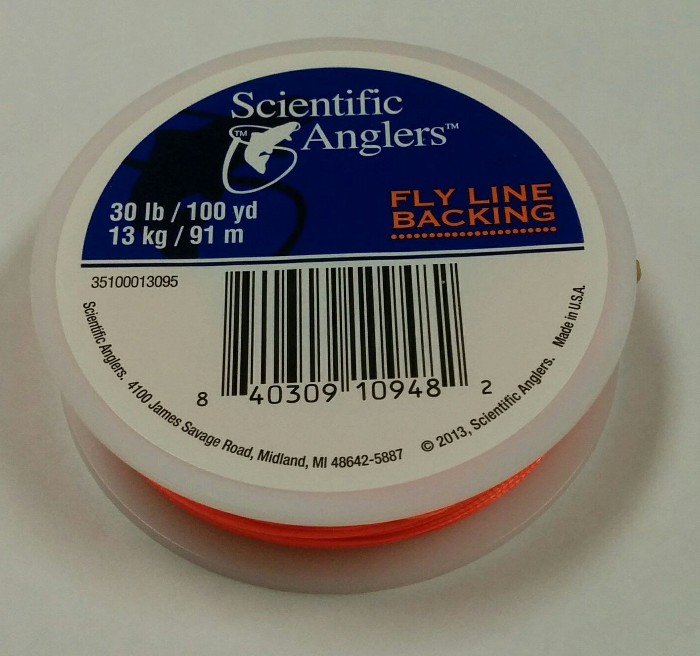 Scientific Anglers Dacron Backing 100yd White 30lb for sale online 