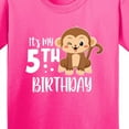 thumbnail image 4 of Inktastic Monkey Its My 5th Birthday Youth T-Shirt, 4 of 5