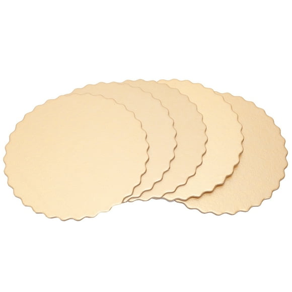 Mousse Cake Board,10PCS Double Sided Pattern Dessert Tray Cake Cardboard User-Friendly Design