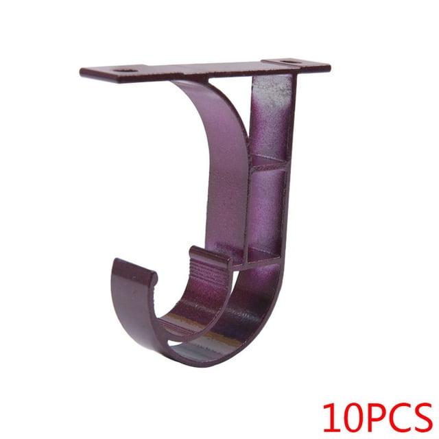 Soporte suspendido de techo montado en la parte superior, varilla romana, Soporte único, Soporte, accesorios de cortina 10 Piezas Advancent JJ22778-01