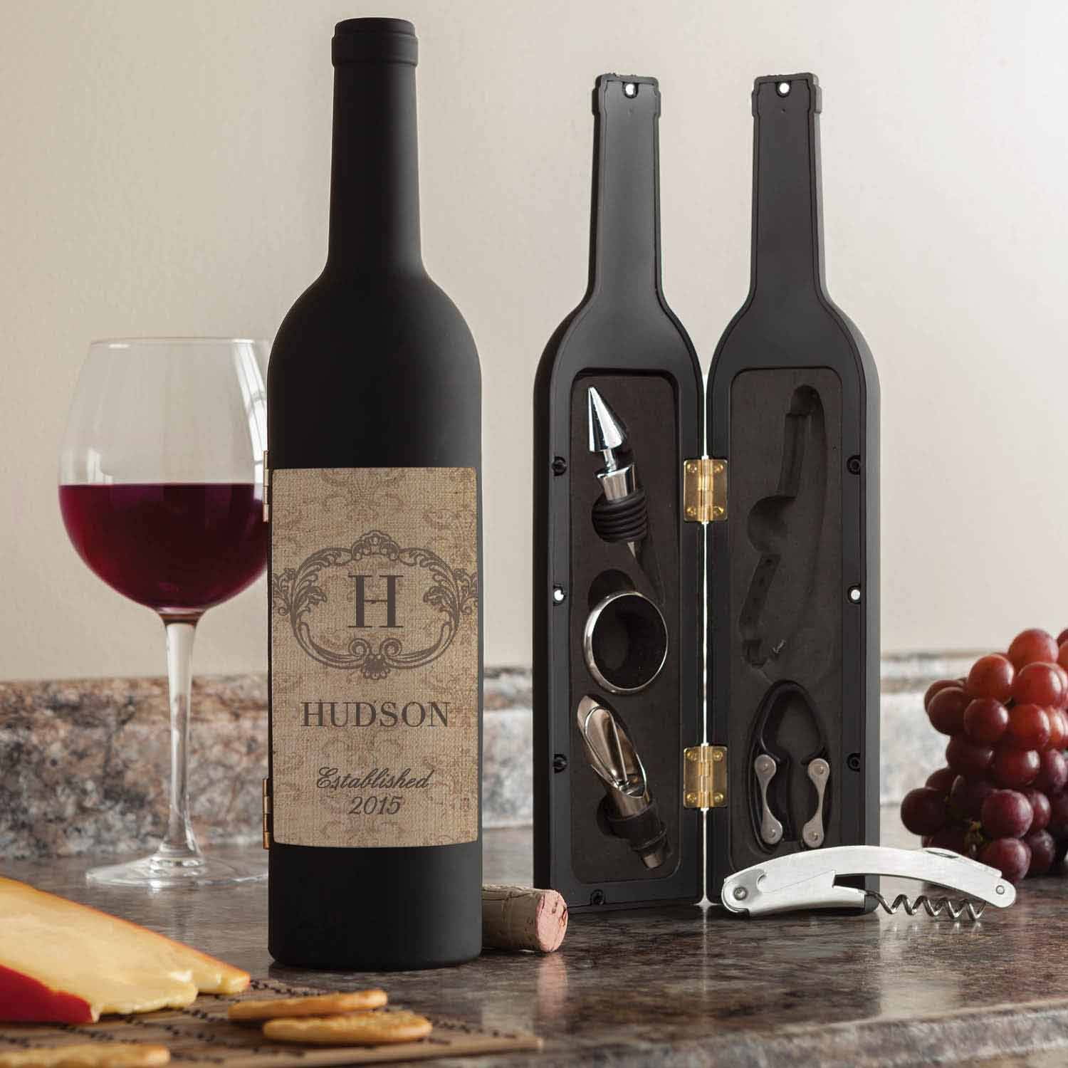 Personalized Gifts Personalized Wine Kit - Vintage Family