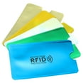 thumbnail image 1 of Fundas de tarjeta de crédito coloridas que bloquean RFID Uxcell, protector, soporte NFC, paquete de 30, 1 of 5