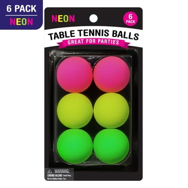 Drinkmate Best Brands Tabletop Tennis Ball Plastic White (Pack of 6)