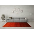 thumbnail image 3 of Ahgly Company Indoor Round Abstract Yellow Contemporary Area Rugs, 8' Round, 3 of 4