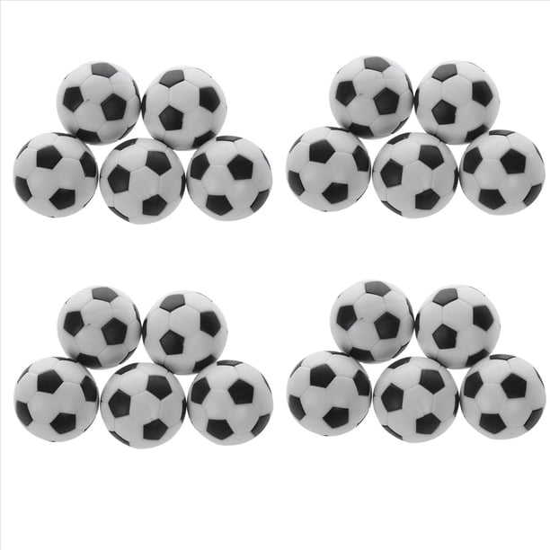 20X PláStico 32Mm BalóN de FúTbol Sala de FúTbol Sala Reemplazar Negro +