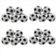 thumbnail image 1 of 20X PláStico 32Mm BalóN de FúTbol Sala de FúTbol Sala Reemplazar Negro +, 1 of 6