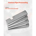 thumbnail image 2 of VEVOR Threading Machine Dies, 1/2"-3/4" NPT Pipe Dies(4 Packs), Right-Handed HSS Pipe Threading Dies, Fit VEVOR Integrated Pipe Threading Machines, 2 of 9