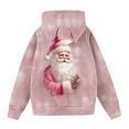 thumbnail image 3 of Wensltd Christmas Hoodies for Women Loose Fit Drawstring Printing Long Sleeve Top Winter Outfits, 3 of 5