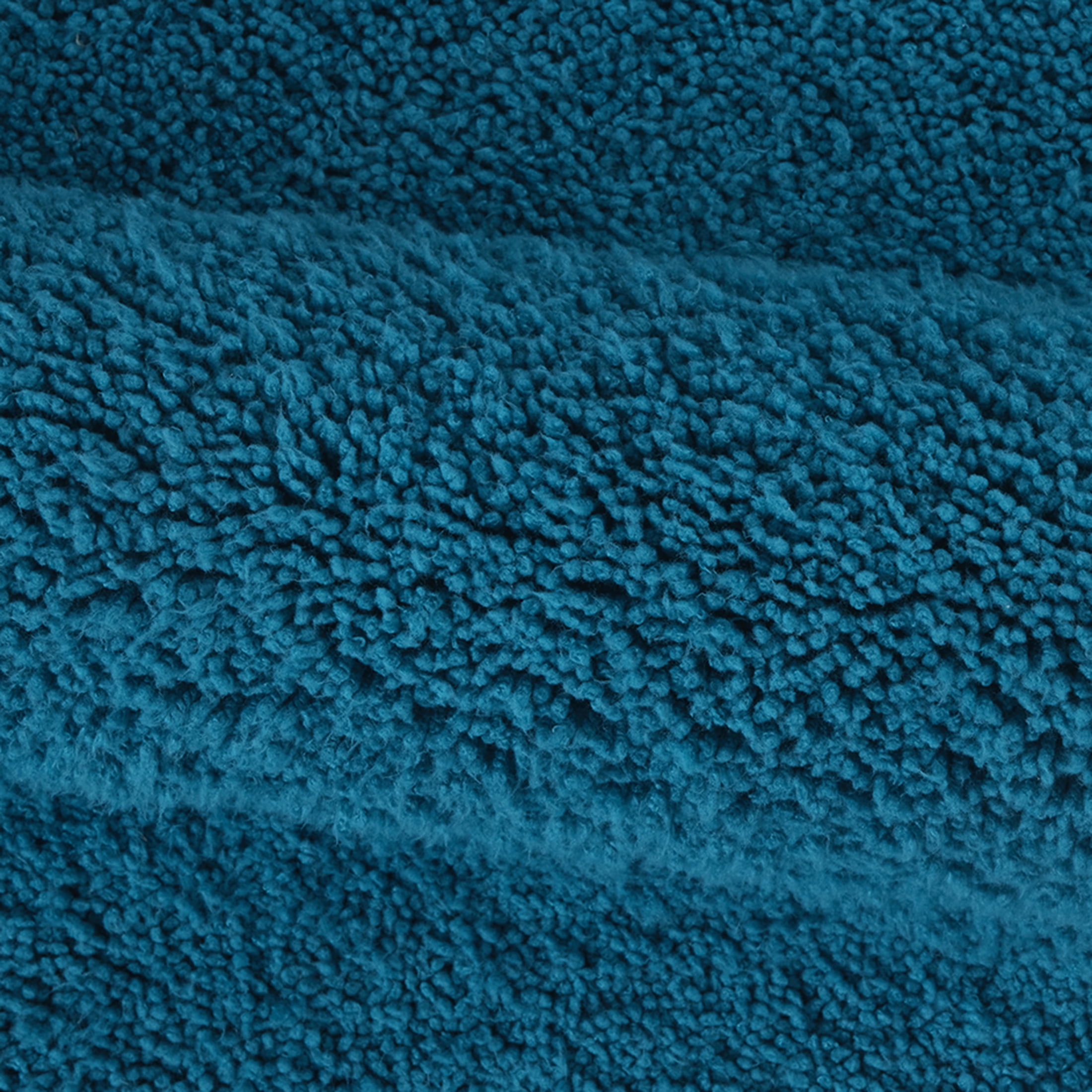 Mainstays Performance Recycled Polyester Bath Rug, Cool Water, 20 in x 34 in