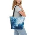 thumbnail image 2 of Easygdp Abstract Ocean Waves Bolso de Hombro para Mujer, Bolso Bandolera y Cartera de Mano Elegante para Uso Diario, 2 of 6