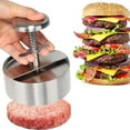 thumbnail image 4 of Hamburger Press Patty Maker, Conveniente Resorte Ergonímico Safe Food Food Grado 304 Hamburgo de Hamburgo de Acero Press inoxidable para Hamburguesas de Cocina Para Niños, 4 of 7