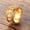 Gold color, variant on Mantra rotatable ring men tide retro domineering personality single index finger 14K Yellow Gold ring with jewelry