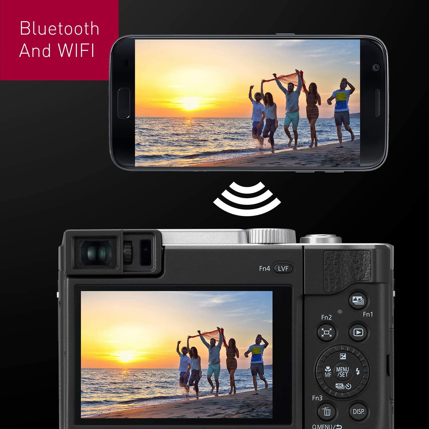 Panasonic Lumix DC-ZS80 Digital Camera with 4K Video, 30x