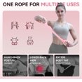 thumbnail image 3 of y Figure 8 Resistance Band, Arm Back Shoulder Exercise Elastic Rope Stretch Fitness Band, Foot, Leg, Hand Stretcher, Arm Exerciser for Yoga Pilates Stretching Physical Therapy, Home Gym Workout, 3 of 5