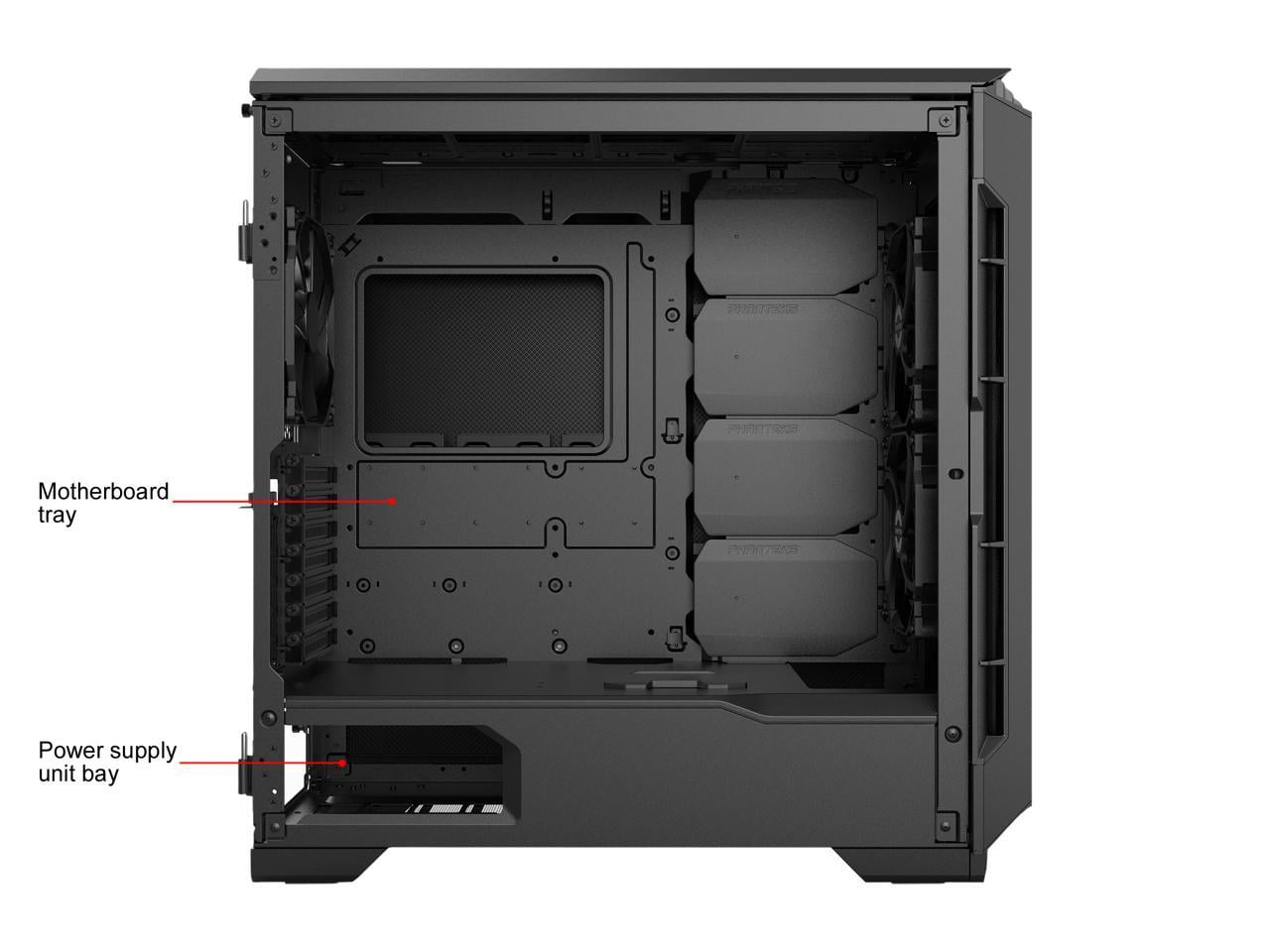 Phanteks Eclipse P600S Black Steel ATX Mid Tower Case, Sound