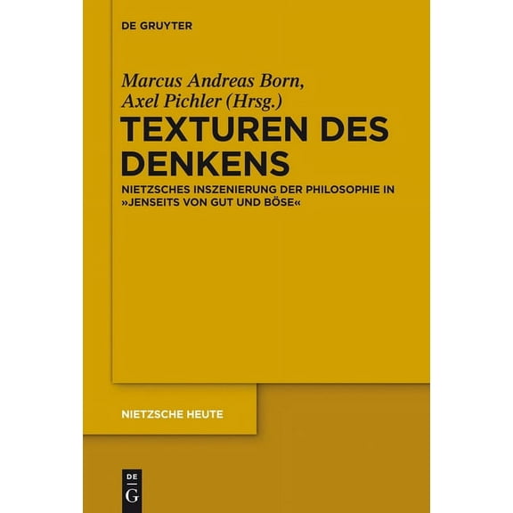 Nietzsche Heute Texturen des Denkens, Book 5, (Hardcover)