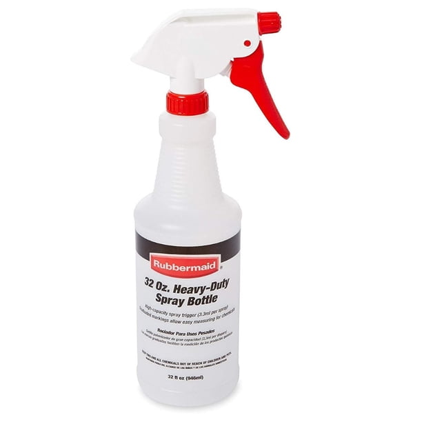 Botella Spray Rubbermaid FG9C03060000 con Gatillo Ergonómico y Boquilla Ajustable 946 ml