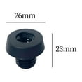 thumbnail image 7 of Billiard Cue Rubber Bumper Drop Resistant Screw in Fall Protection Protector Style C, 7 of 7