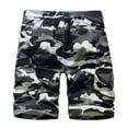 thumbnail image 3 of JINMGG Summer Fall Mens Shorts Clearance,Men Casual Camouflage Zipper Button Multiple Pockets Cropped Cargo Shorts, 3 of 3