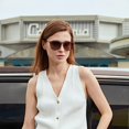 thumbnail image 4 of CARFIA Lunettes de Soleil Tendance pour Femmes Polarisées Protection UV Style Rétro Classique CA5100, 4 of 4
