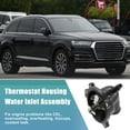 thumbnail image 3 of Engine Coolant Thermostat Housing Assembly for Volkswagen Touareg 079121115BA Plastic Metal Black, 3 of 6