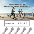 thumbnail image 6 of 5 Pairs Ankle Compression Socks for Men & Women, Low Cut Sport Socks for Running, Athletic, Cycling, Black, 6 of 6