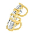 thumbnail image 2 of 14k Yellow Gold, Anniversary Slider Pendant Charm 4 Created CZ Crystals, 2 of 3