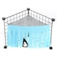 thumbnail image 5 of Hamaca De Escondite Para Mascotas Con Cortina De Borlas, Hamaca De Esquina Triangular Para Escondite De Mascotas Para Hámster, Hurón, Chinchilla, Erizo, Conejo Enano Minnieouse EL010153-00, 5 of 6