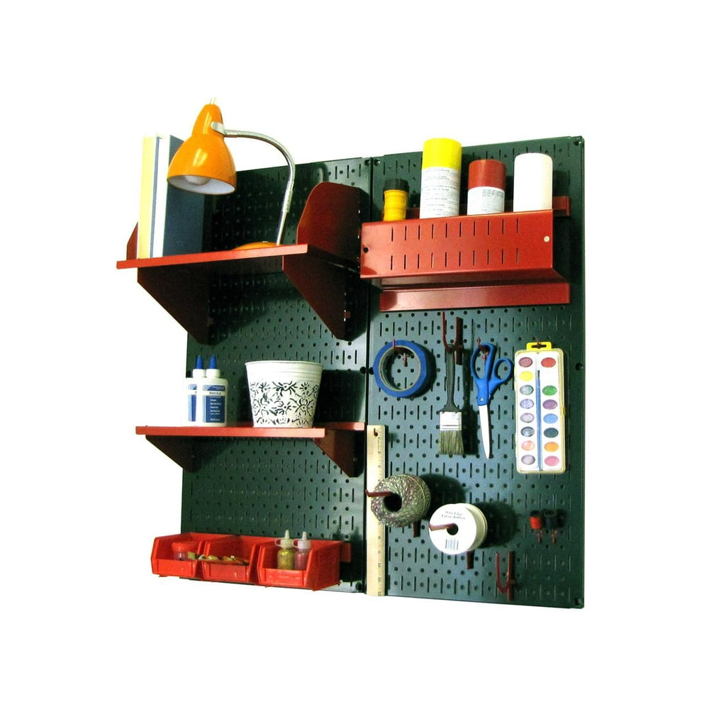 Wall Control Pegboard Hobby Craft Pegboard Organizer Storage Kit with
