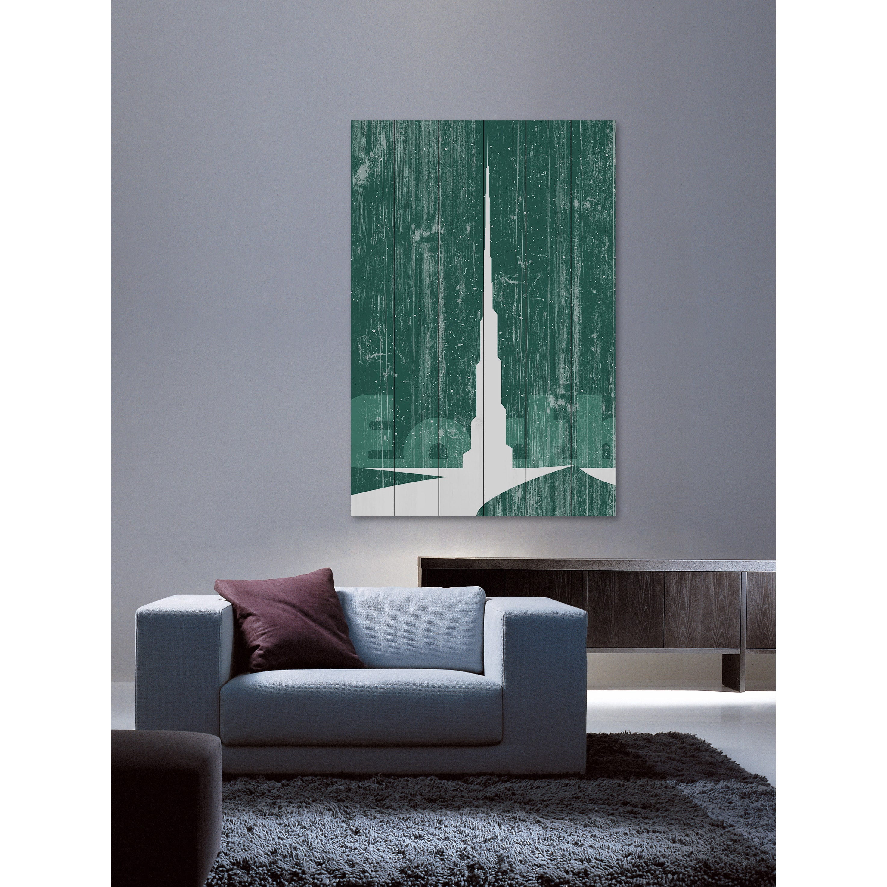 Marmont Hill - "Earth" Painting Print on White Wood