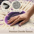 thumbnail image 6 of ODIKA 4'x6' Washable Area Rug Round Boho Gothic Vintage Border Distressed Astrology Scroll for Bedroom, Reading Nook, Pet Friendly & Non-Shedding, 6 of 7