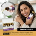 thumbnail image 3 of Sipnutri Diamond Collagen Drink15,000mg Marine Collagen Peptides Liquid Shots for Women & Men, Hydrolyzed Vitamin C & Pomegranate, Grapes, Supports Skin, Hair & Nail Health-1.69 fl oz x20, 3 of 8