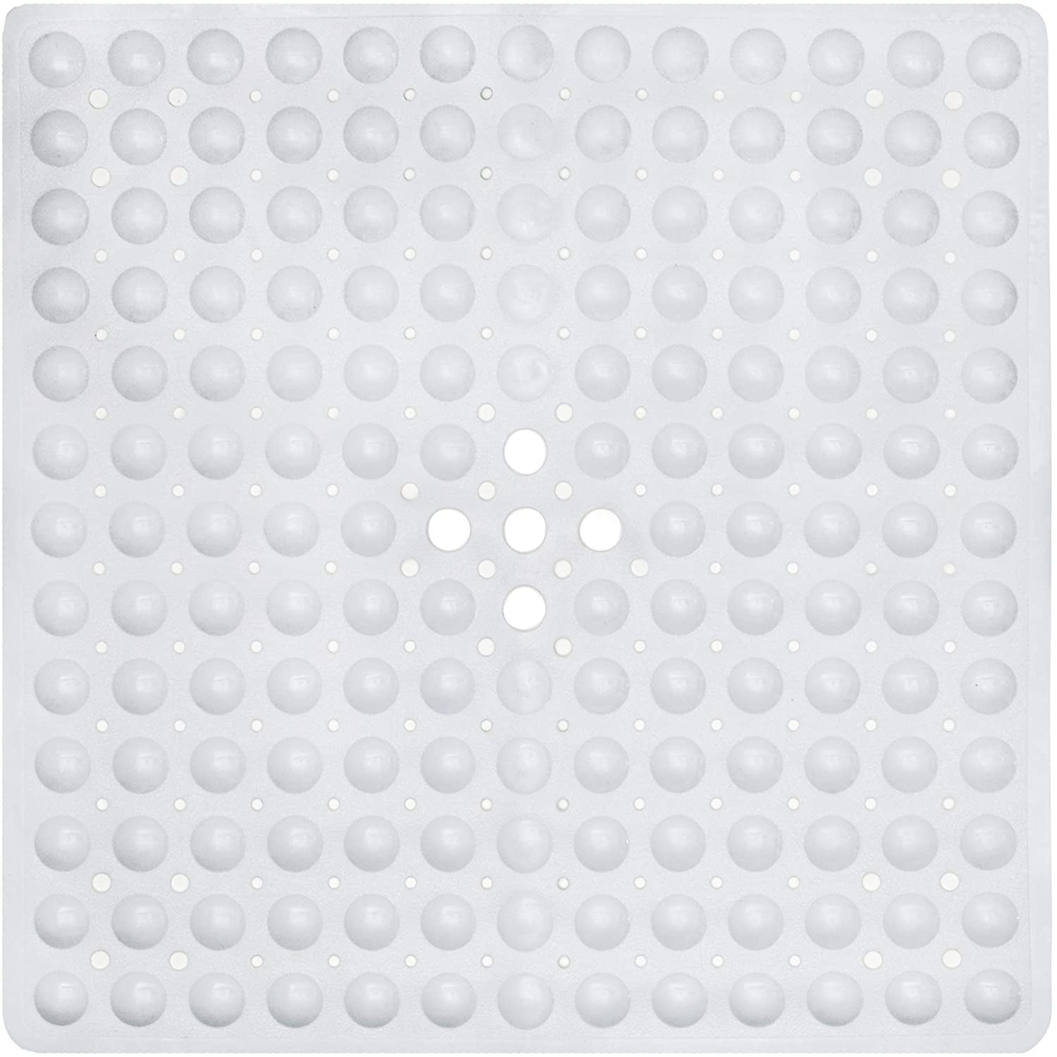 Shower Mat Square Non Slip Large Bath Mat for Bathtub Suction Cup